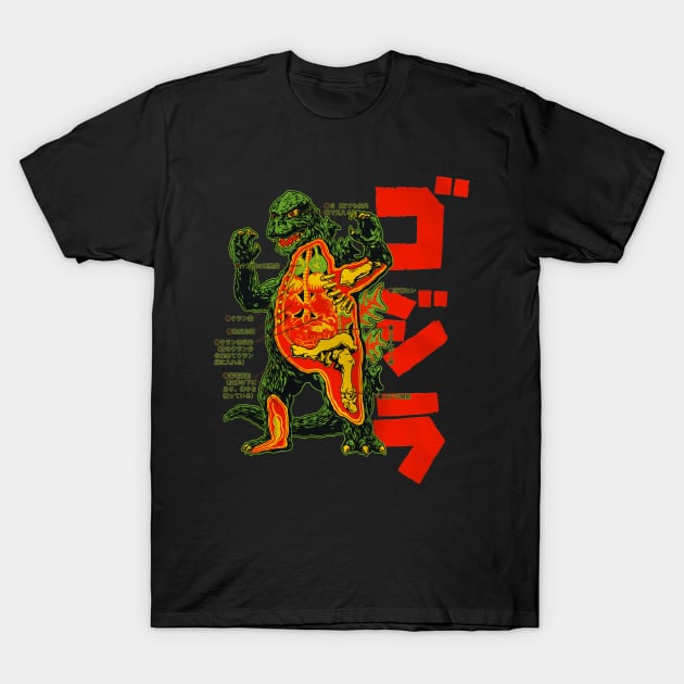 Kaiju Autopsy! T-Shirt by SkipBroTees